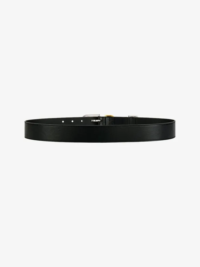 Givenchy Voyou Belt In Leather Black Women Belts