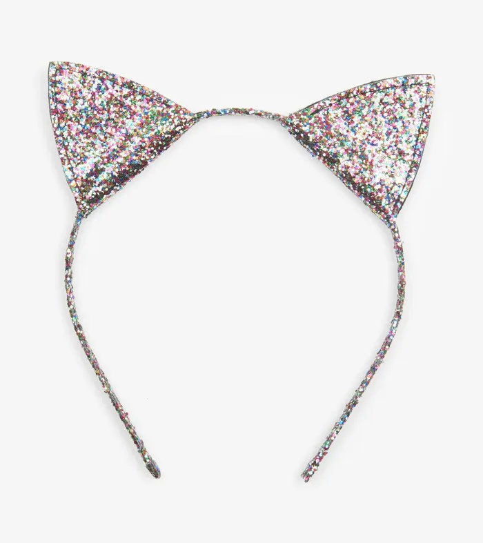 Glitter Kitty Ears Headband Hatley