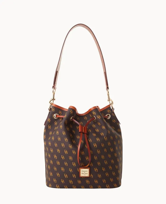 Gretta Drawstring Brown Tmoro Woman Dooney and Bourke Shoulder Bags