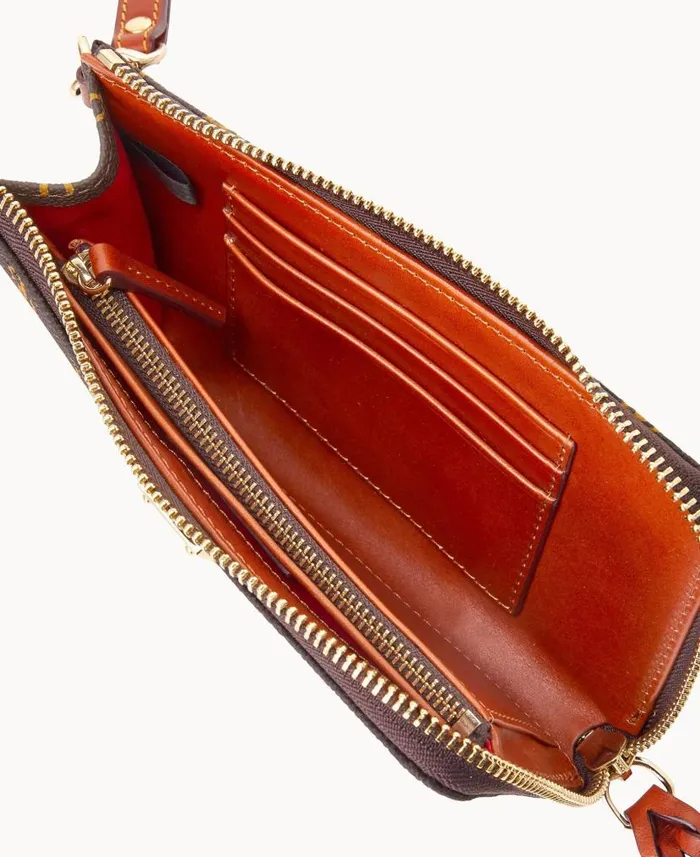 Gretta Folded Zip Wristlet Brown Tmoro ManWoman Dooney and Bourke Wallets Gretta Folded Zip Wristlet Brown Tmoro ManWoman Dooney and Bourke Wallets
