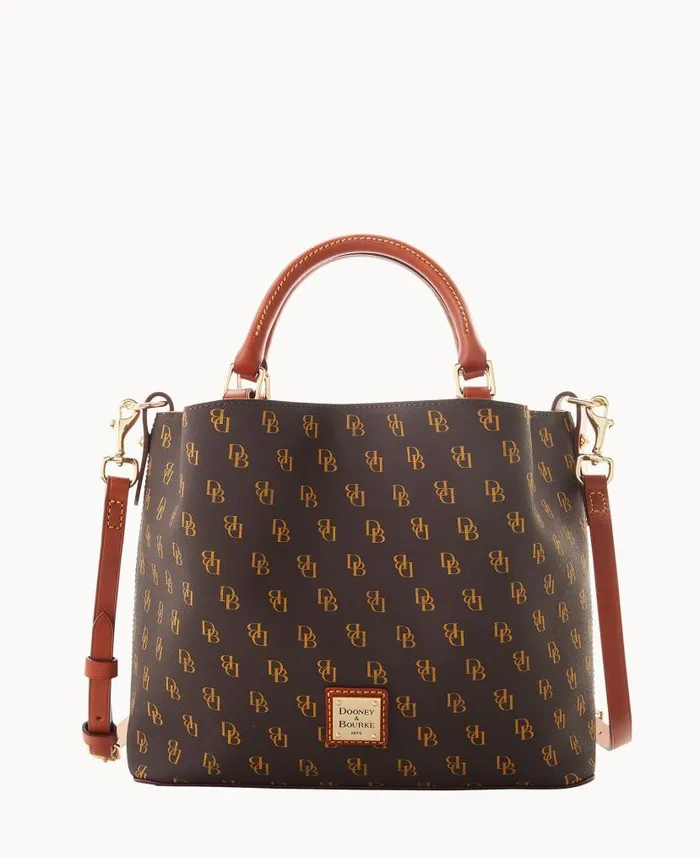 Gretta Small Brenna Brown Tmoro Woman Dooney and Bourke Satchels
