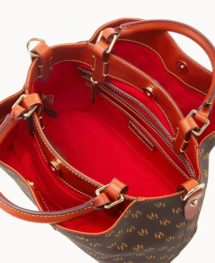 Gretta Small Brenna Brown Tmoro Woman Dooney and Bourke Satchels Gretta Small Brenna Brown Tmoro Woman Dooney and Bourke Satchels