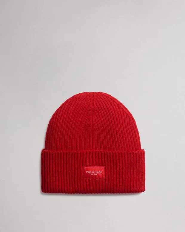 Hats and Gloves Women Rag and Bone Blake Beanie Red
