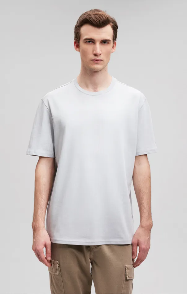 Heavy Weight TShirt In Pearl Blue Men Mavi Jeans TShirts Heavy Weight TShirt In Pearl Blue Men Mavi Jeans TShirts