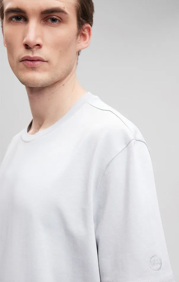 Heavy Weight TShirt In Pearl Blue Men Mavi Jeans TShirts Heavy Weight TShirt In Pearl Blue Men Mavi Jeans TShirts