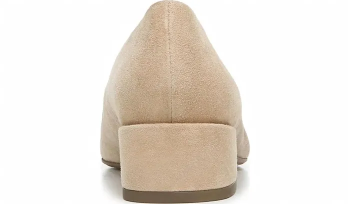 Heels Women Franco Sarto Sarto Modena Block Heel Pump Nude Leather
