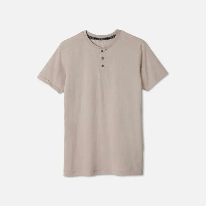 Henley Pocket Tee In Quartz Quartz Men Kenneth Cole TShirts Polos