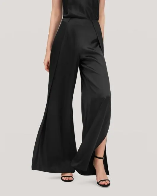 HighWaisted Silk Ginkgo Pant Women Lilysilk Bottoms