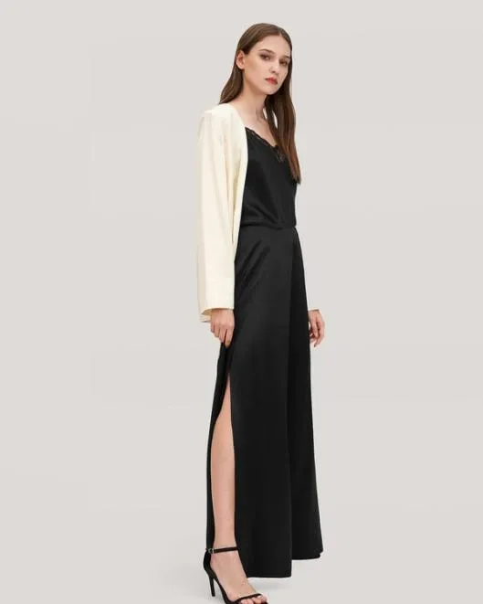 HighWaisted Silk Ginkgo Pant Women Lilysilk Bottoms