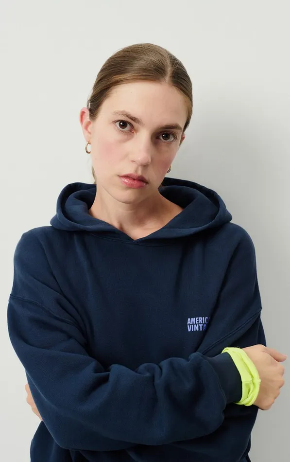 Hoodie Izubird Vintage Navy Women American Vintage Sweatshirts Hoodie Izubird Vintage Navy Women American Vintage Sweatshirts
