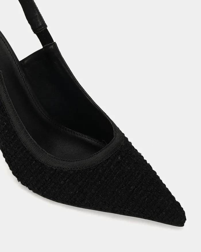 IBBIE BLACK TWEED Pumps Party NOVO Shoes Women