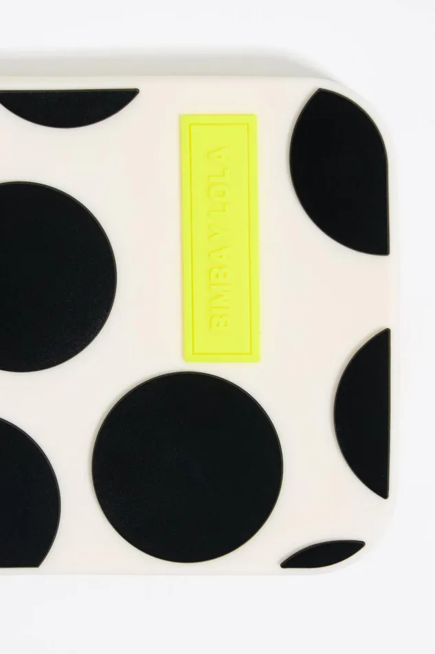 Ivory Dots Silicone IPhone 15 Plus Case Ivory Women Bimba Y Lola Phone Cases Ivory Dots Silicone IPhone 15 Plus Case Ivory Women Bimba Y Lola Phone Cases