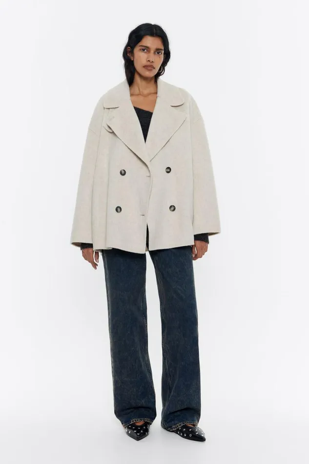 Ivory Tailored Doubleface Jacket Ivory Women Bimba Y Lola Coats And Trench Coats Ivory Tailored Doubleface Jacket Ivory Women Bimba Y Lola Coats And Trench Coats
