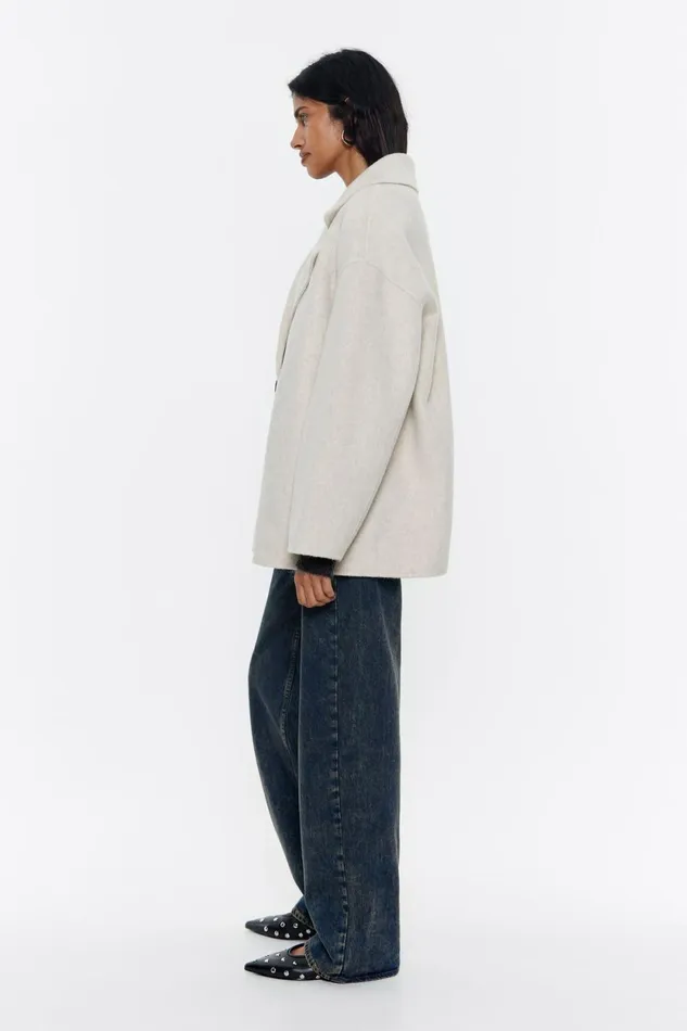 Ivory Tailored Doubleface Jacket Ivory Women Bimba Y Lola Coats And Trench Coats Ivory Tailored Doubleface Jacket Ivory Women Bimba Y Lola Coats And Trench Coats