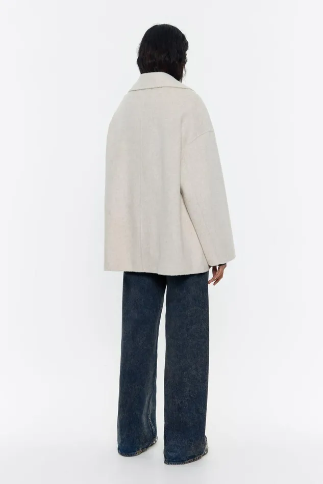 Ivory Tailored Doubleface Jacket Ivory Women Bimba Y Lola Coats And Trench Coats Ivory Tailored Doubleface Jacket Ivory Women Bimba Y Lola Coats And Trench Coats