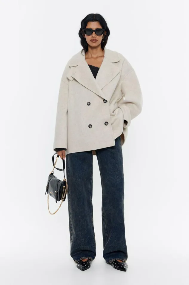 Ivory Tailored Doubleface Jacket Ivory Women Bimba Y Lola Coats And Trench Coats Ivory Tailored Doubleface Jacket Ivory Women Bimba Y Lola Coats And Trench Coats