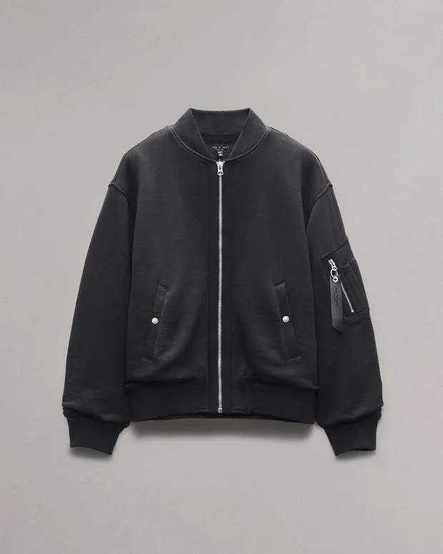 Jackets and Coats Men Rag and Bone Manston Bomber Jacket Black