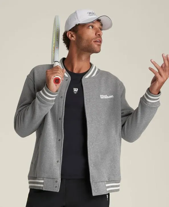 Jackets and Vests Men Wilson Hudson Bomber Jacket Medium Gray Heather