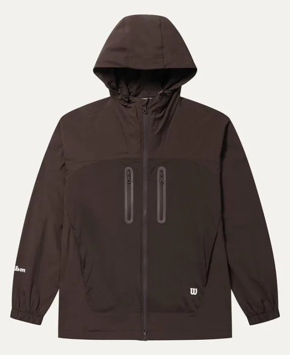 Jackets and Vests Men Wilson M Hooded FullZip Jacket Brown