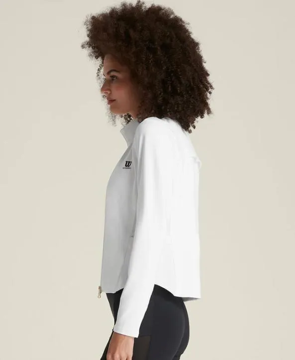Jackets and Vests Women Wilson Court 1 Jacket Bright White Jackets and Vests Women Wilson Court 1 Jacket Bright White