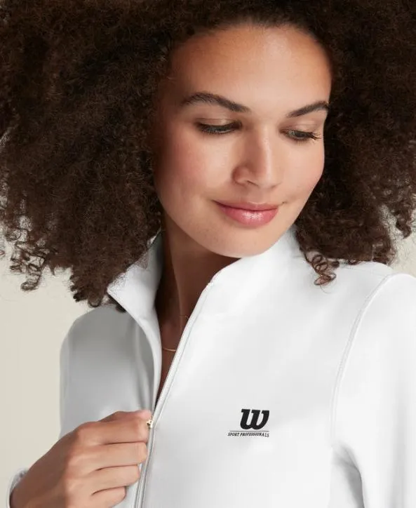 Jackets and Vests Women Wilson Court 1 Jacket Bright White Jackets and Vests Women Wilson Court 1 Jacket Bright White