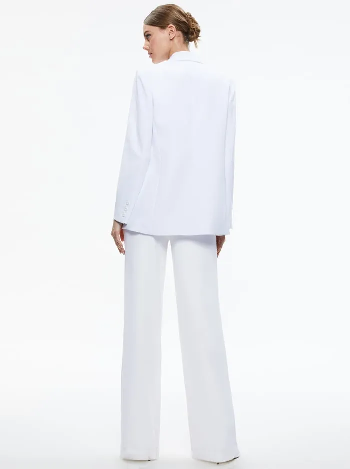 Jackets Coats Women Alice Olivia Denny Boyfriend Blazer White