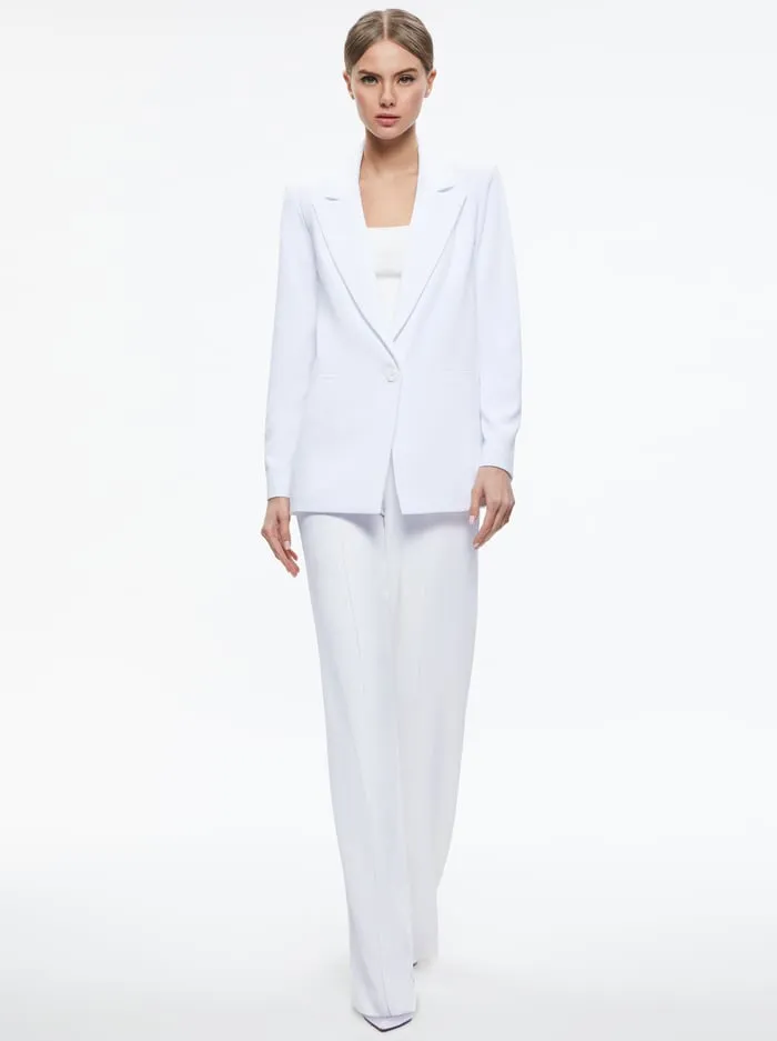 Jackets Coats Women Alice Olivia Denny Boyfriend Blazer White