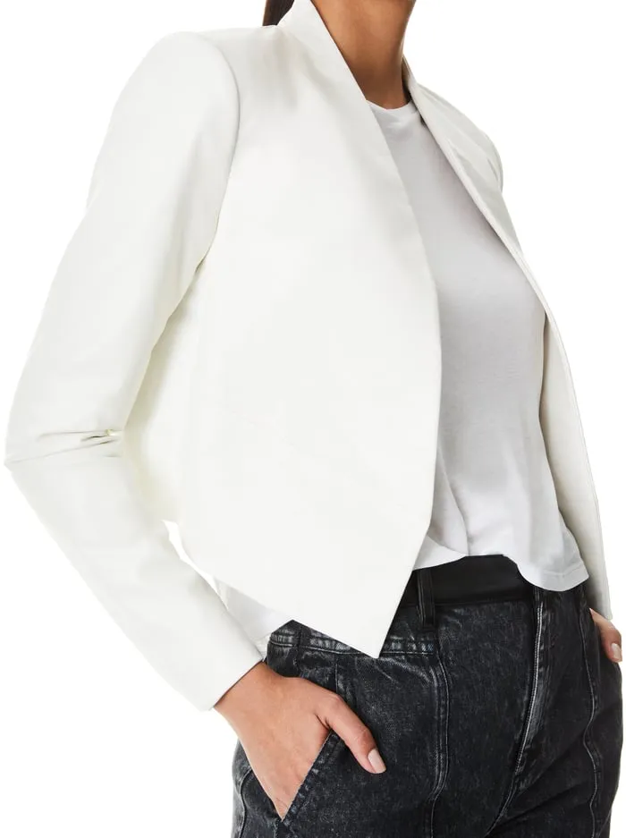 Jackets Coats Women Alice Olivia Harvey Leather Jacket White