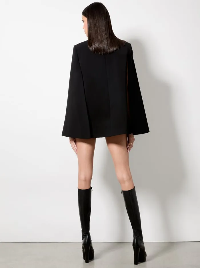 Jackets Coats Women Alice Olivia Philippa Bow Cape Blackoff White