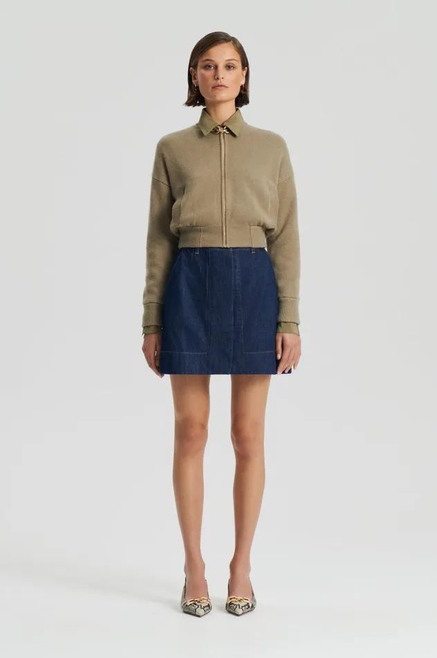 Jackets Women Scanlan Theodore CASHMERE BOMBER Trench