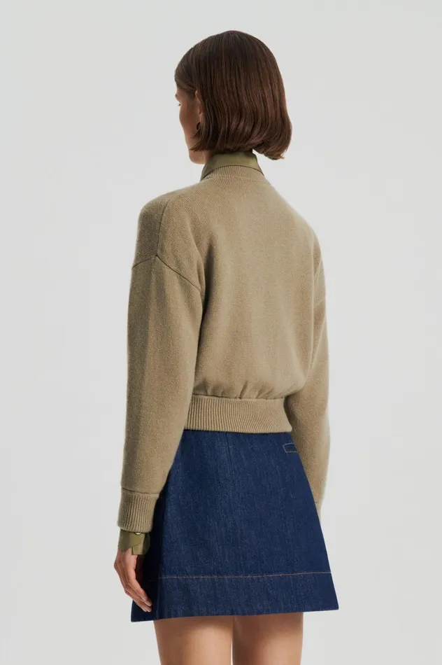 Jackets Women Scanlan Theodore CASHMERE BOMBER Trench Jackets Women Scanlan Theodore CASHMERE BOMBER Trench