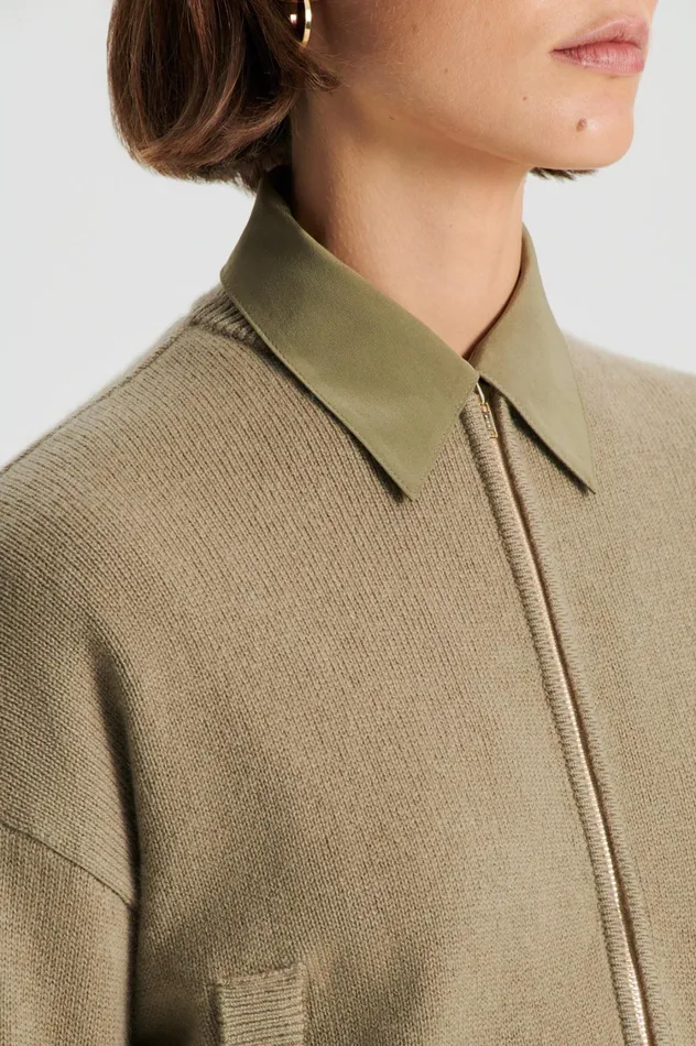 Jackets Women Scanlan Theodore CASHMERE BOMBER Trench Jackets Women Scanlan Theodore CASHMERE BOMBER Trench