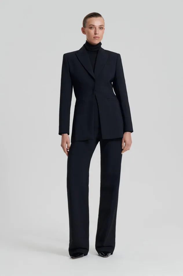 Jackets Women Scanlan Theodore TAILORED JACKET Black