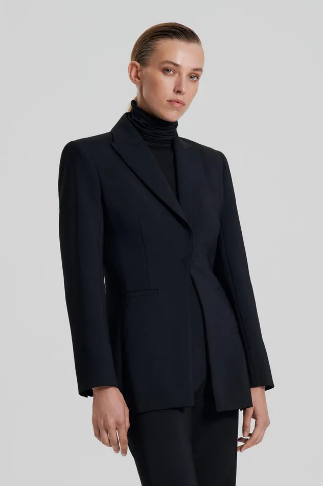 Jackets Women Scanlan Theodore TAILORED JACKET Black Jackets Women Scanlan Theodore TAILORED JACKET Black