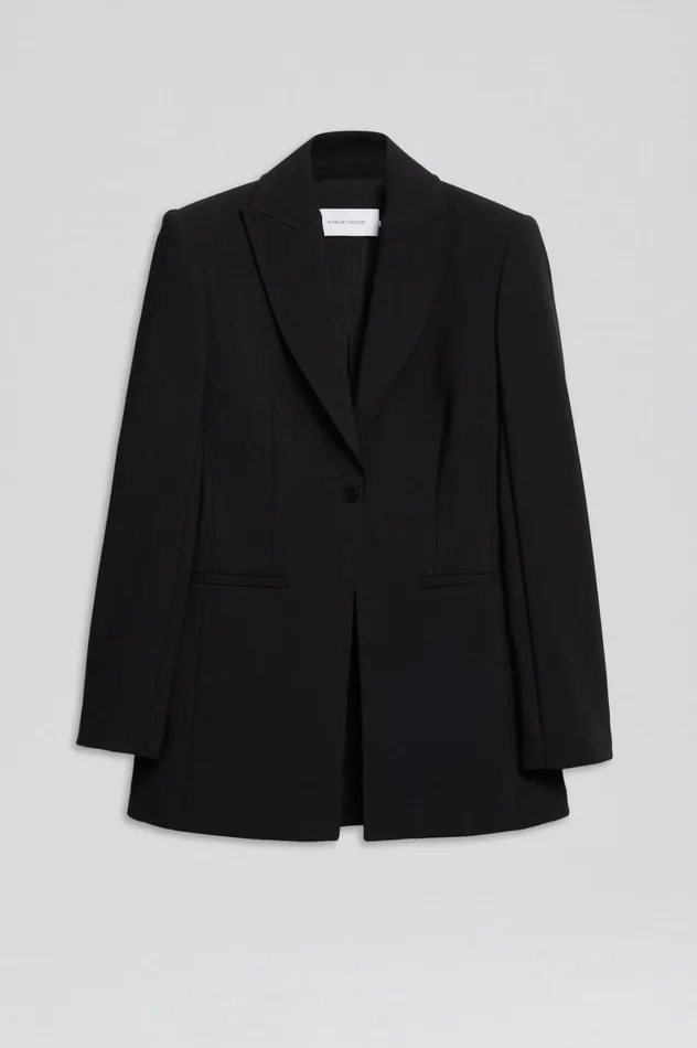 Jackets Women Scanlan Theodore TAILORED JACKET Black Jackets Women Scanlan Theodore TAILORED JACKET Black
