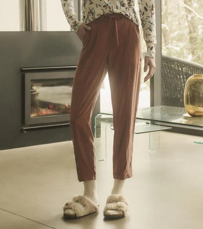 Jaime Ankle Pants 8211 Brown Hatley