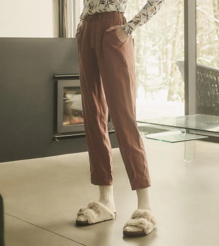 Jaime Ankle Pants 8211 Brown Hatley