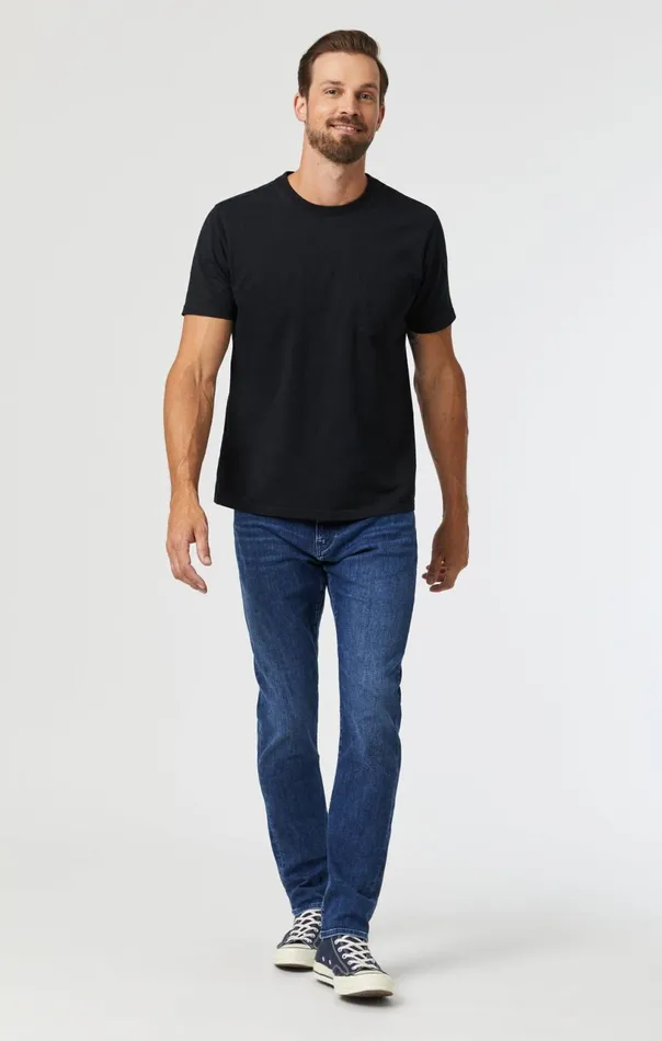 Jake Slim Leg In Evening Sky Feather Blue Men Mavi Jeans Denim