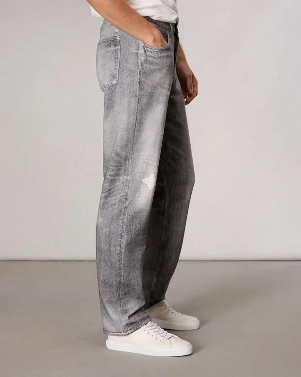 Jeans Men Rag and Bone Rbmiramar Fleece Fit 4 Pant Cotton Fleece Greyscale