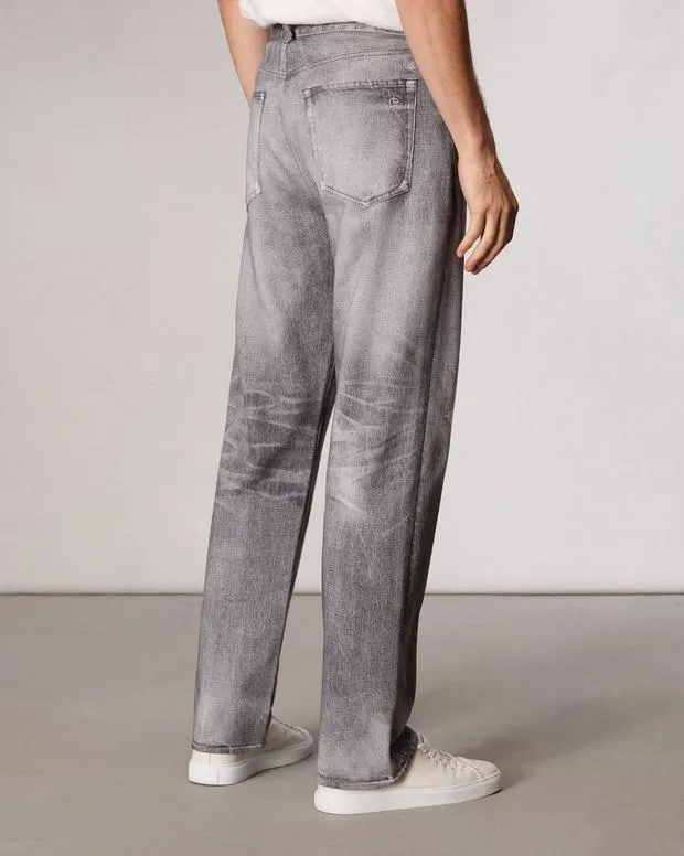 Jeans Men Rag and Bone Rbmiramar Fleece Fit 4 Pant Cotton Fleece Greyscale