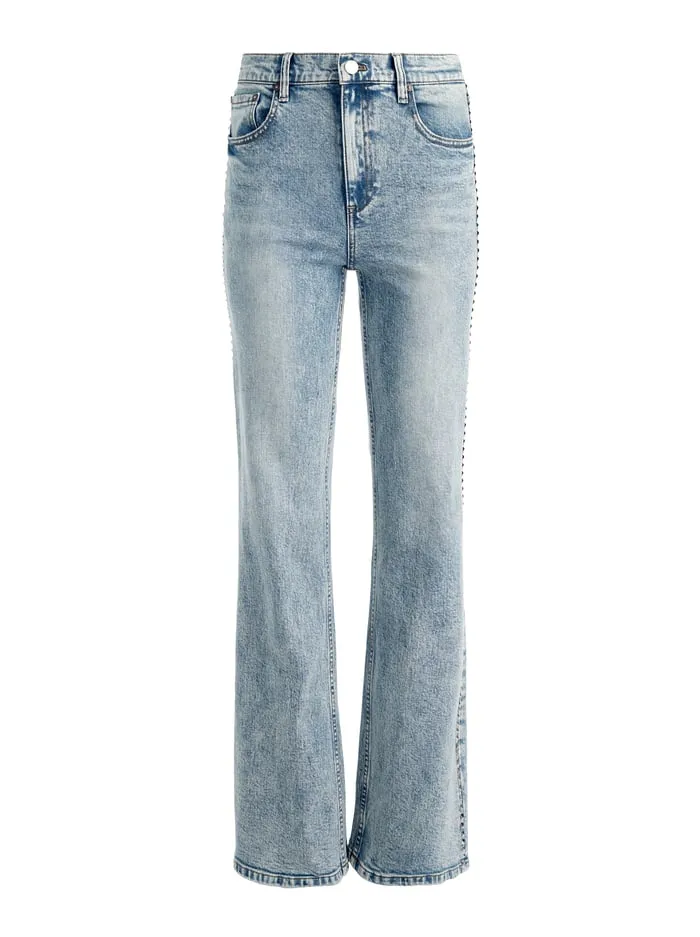 Jeans Women Alice Olivia Bodie Studded Jean Lexi Light Blue