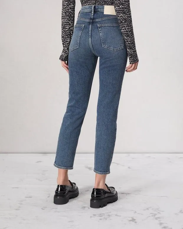 Jeans Women Rag and Bone Flexi Wren Ankle Slim Jean Flexi Smooth and Sculpt Denim Sadie