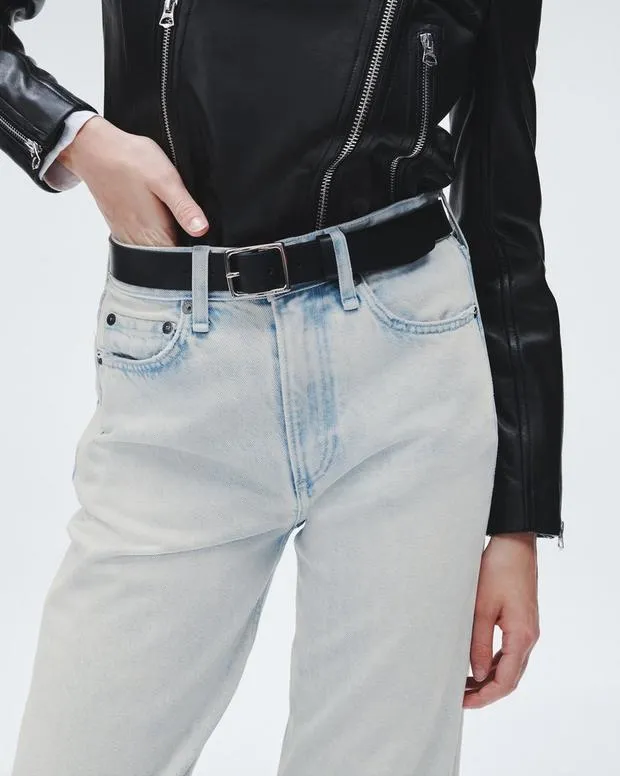 Jeans Women Rag and Bone Logan WideLeg Jean Lightweight Rigid Denim Icefall