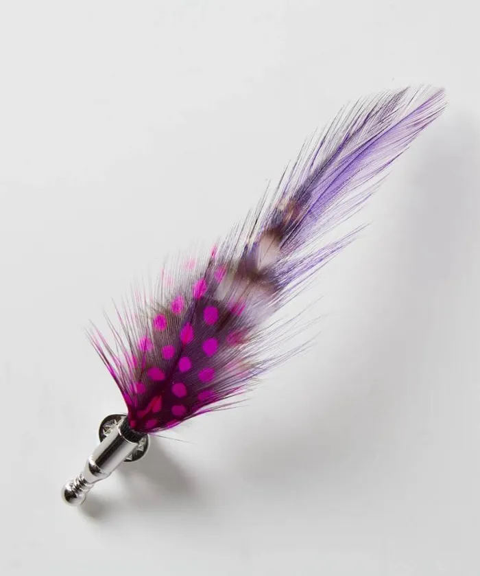 Joe Browns Accessories and Jewellery Men Vibrant Feather Pin Multi