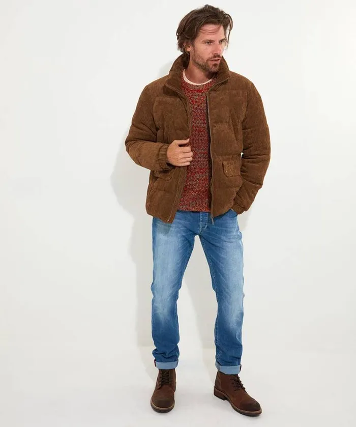 Joe Browns Coats and Jackets Men Weekend Ready Coat Dark Tan Joe Browns Coats and Jackets Men Weekend Ready Coat Dark Tan