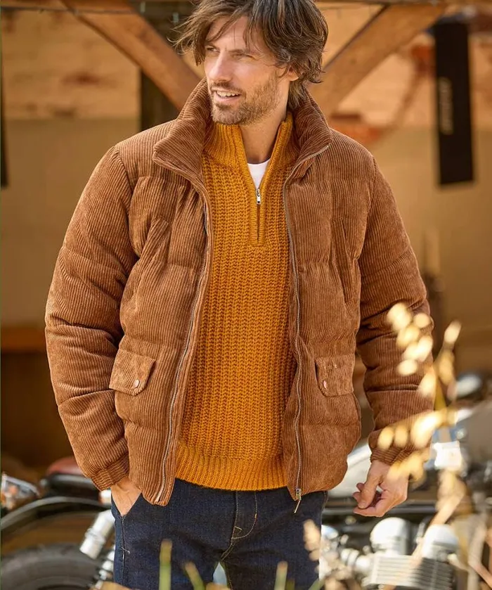 Joe Browns Coats and Jackets Men Weekend Ready Coat Dark Tan Joe Browns Coats and Jackets Men Weekend Ready Coat Dark Tan