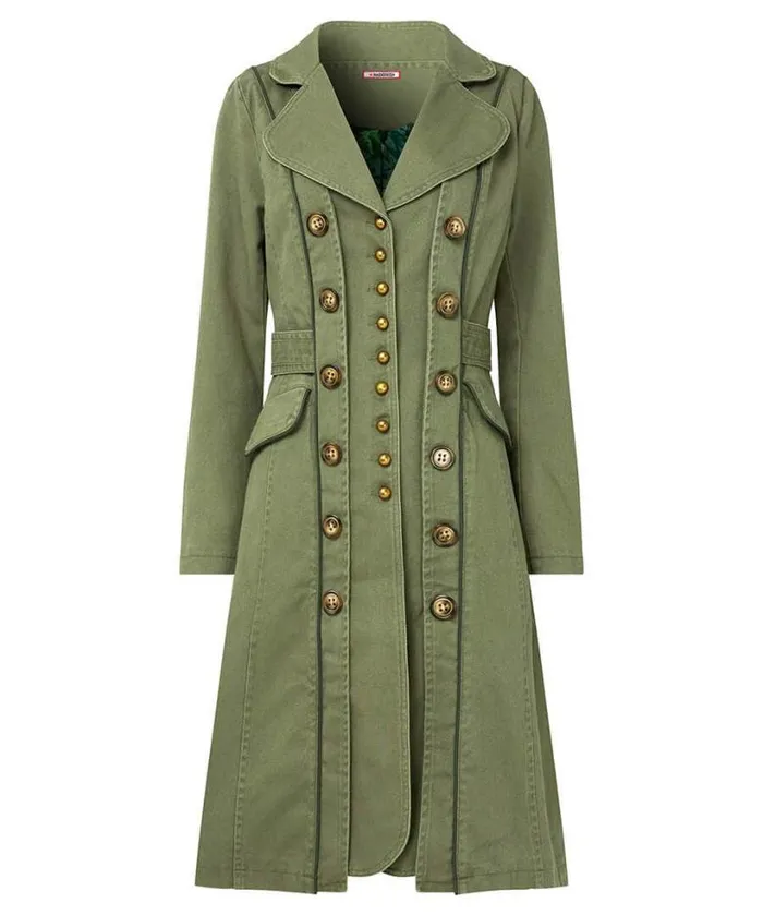 Joe Browns Coats and Jackets Women Estelle Military Coat Green Joe Browns Coats and Jackets Women Estelle Military Coat Green