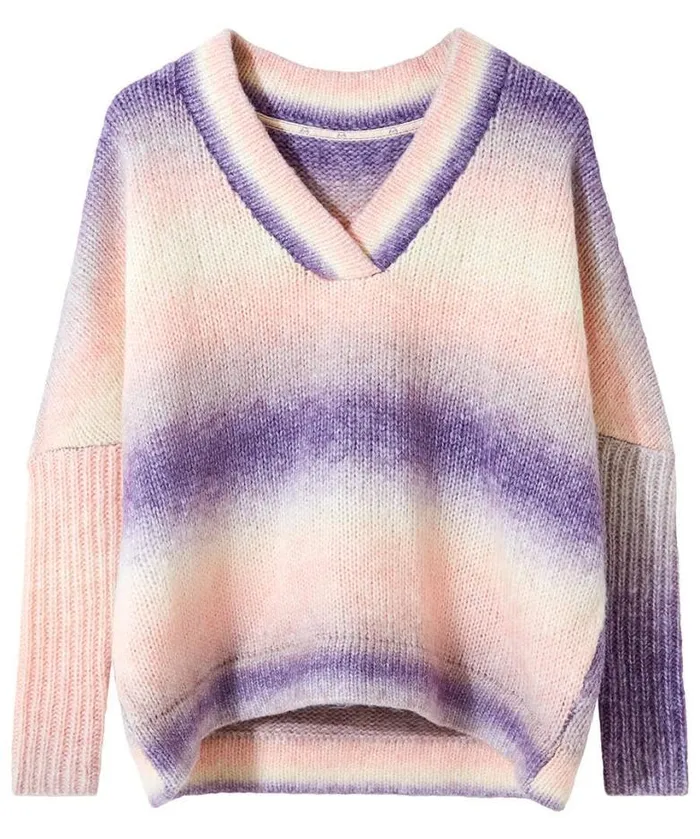 Joe Browns Knitwear and Cardigans Women Sloe Joes Super Soft VNeck Jumper Multi Joe Browns Knitwear and Cardigans Women Sloe Joes Super Soft VNeck Jumper Multi