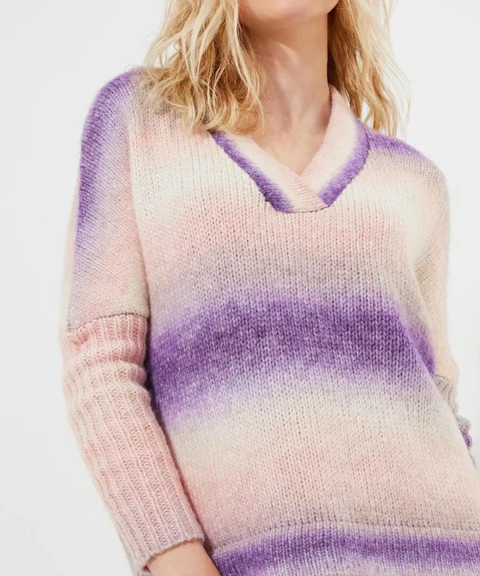 Joe Browns Knitwear and Cardigans Women Sloe Joes Super Soft VNeck Jumper Multi Joe Browns Knitwear and Cardigans Women Sloe Joes Super Soft VNeck Jumper Multi
