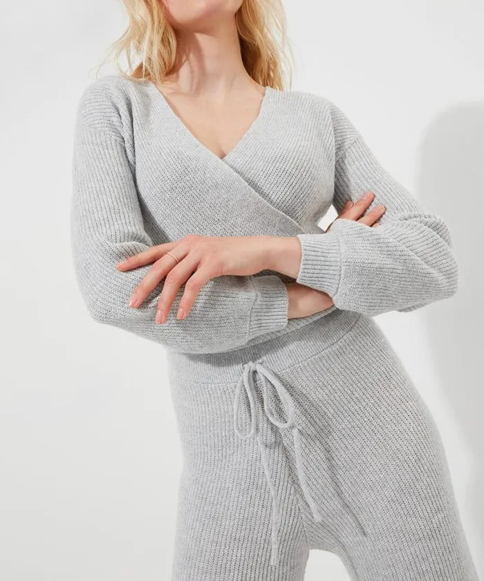 Joe Browns Loungewear and Pyjamas Women Sloe Joes Cosy Wrap Jumpsuit Grey Joe Browns Loungewear and Pyjamas Women Sloe Joes Cosy Wrap Jumpsuit Grey